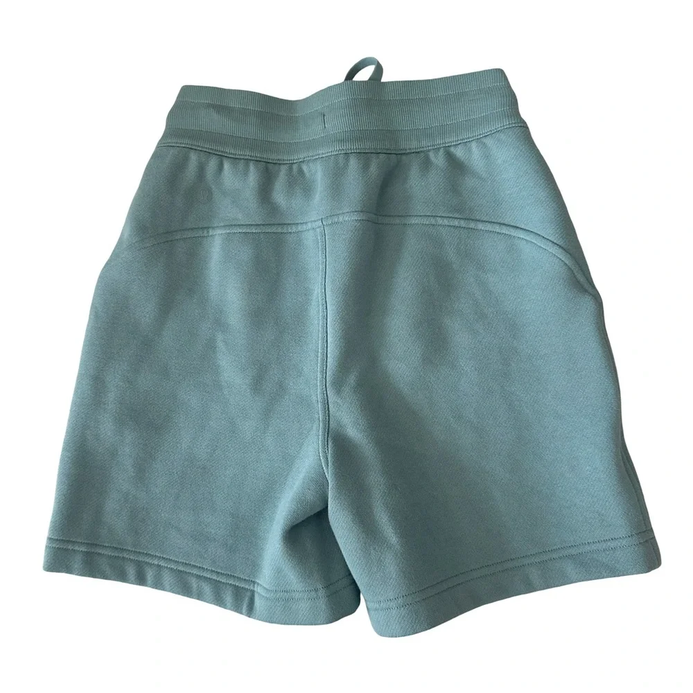 Lululemon Athletica Scuba High Rise Sage Green Athletic Drawstring Waist Shorts